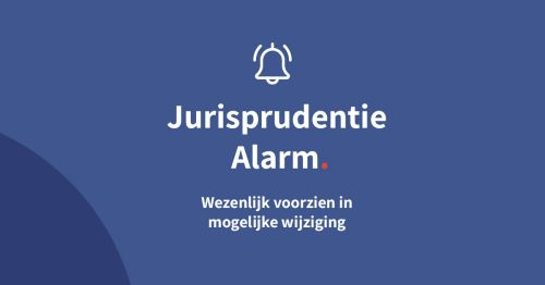 Wezenlijk voorzien in mogelijke wijziging