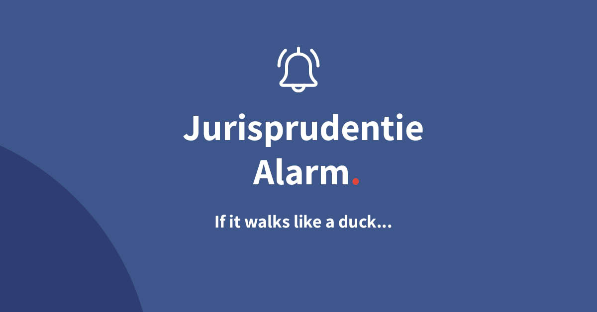 If it walks like a duck…