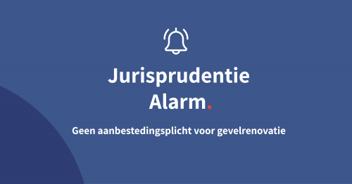 Geen aanbestedingsplicht voor gevelrenovatie