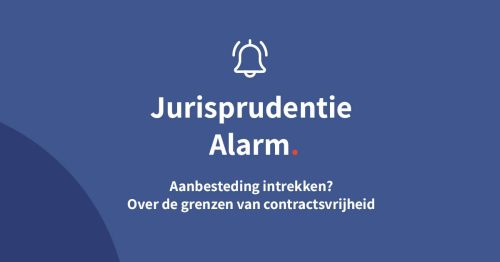 Aanbesteding intrekken? Over de grenzen van contractsvrijheid